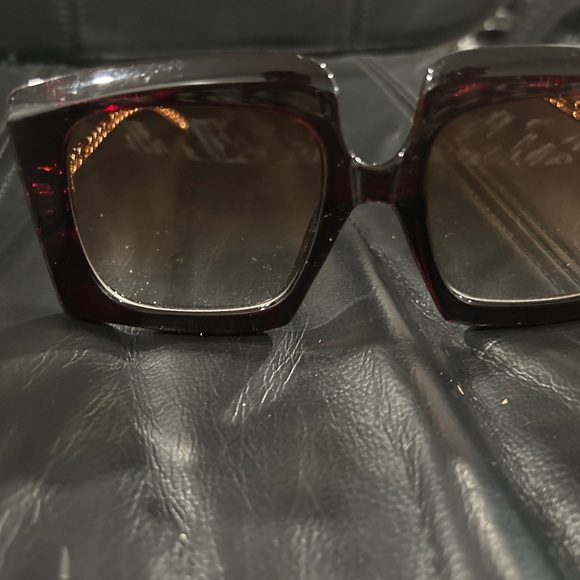 Chic Brown Tortoise Oversized Square Sunglasses